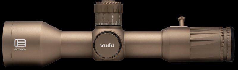 Eotech Vudu 5-25x50 Riflescope Tan First Focal Plane MD4 MOA Reticle 34mm Tube