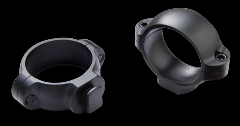 Burris Signature Universal 420501 Medium Ring Set 1in Tube Matte Steel
