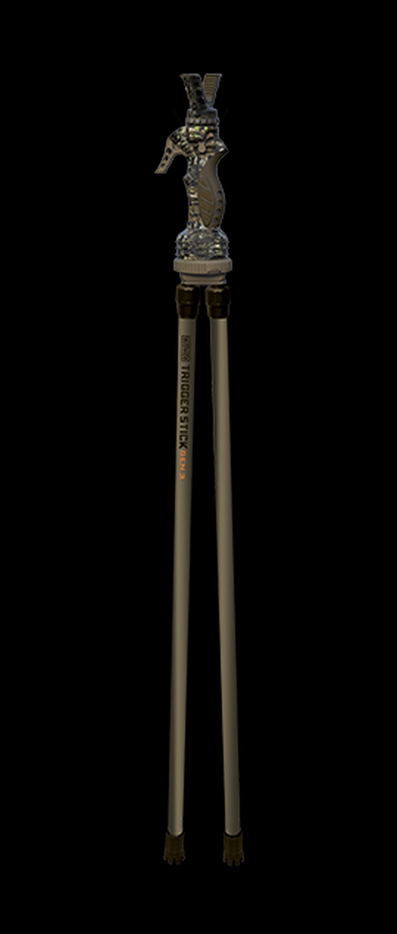 Primos Trigger Stick Gen 3 Tall Bipod - 24 to 61 in, Quick Detach Yoke