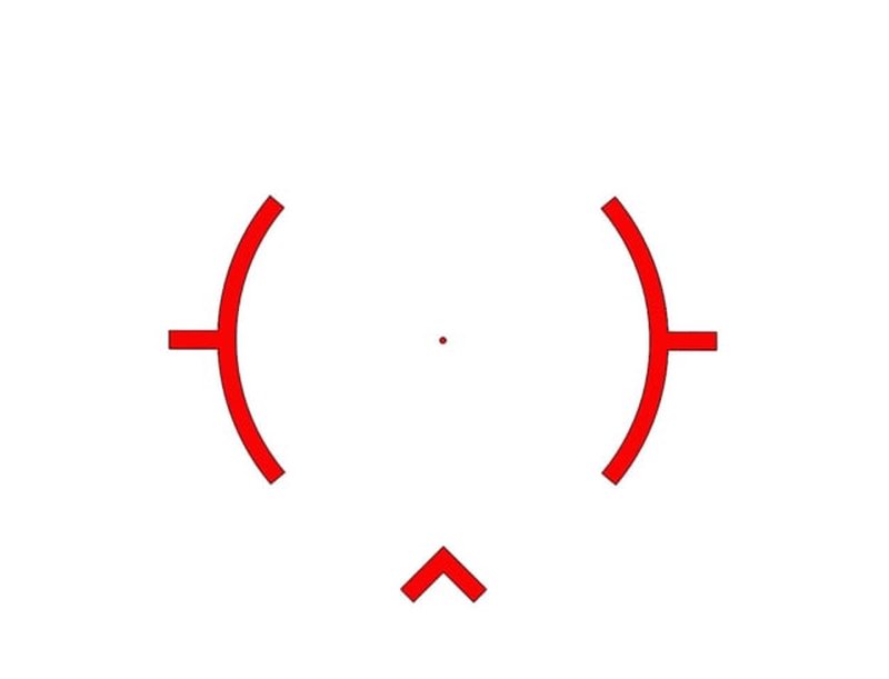 EOTech OPMOD EXPS2-DCR OP DCR Chevron Reticle Holographic Red Dot Sight