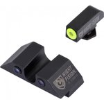 Night Fision GLK-001-07-YZX NS U-Notch Rear Night Sight for Glock 17/19