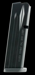 Wilson Combat EDC X9 Magazine 9mm Luger 15-Round Detachable Steel Black Finish
