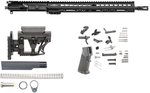 Luth-AR 16 in Light Weight 1-7 Kit Minus Lower Receiver w/Coll Stock, KeyMod