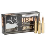 HSM Trophy Gold 7mm Rem Mag 168gr VLD Rifle Ammo, 20 Box/20 Case