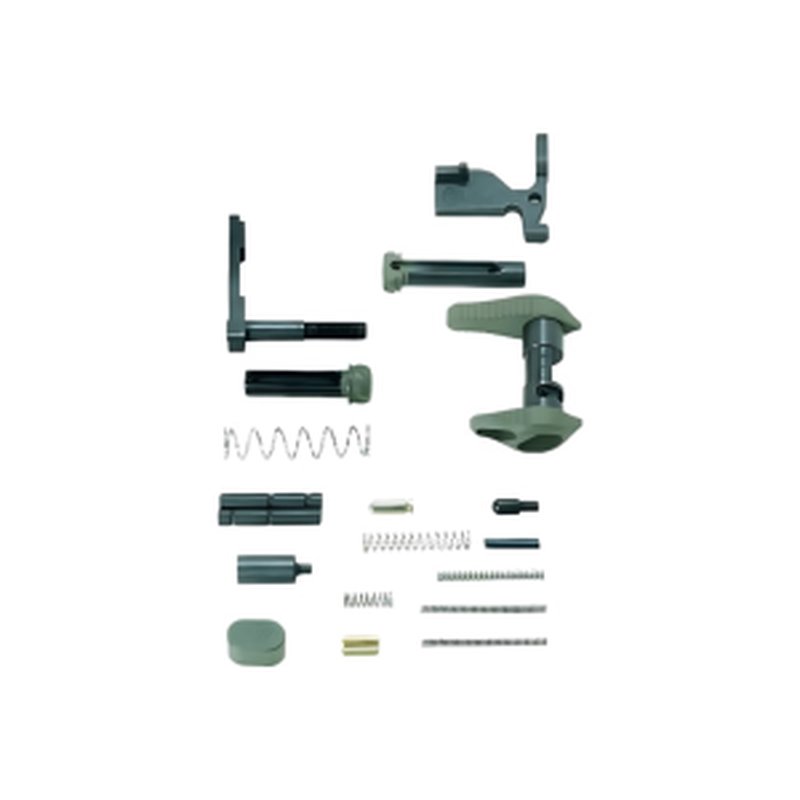 Timber Creek Outdoors Greyman Lower Parts Kit AR-Platform Forest, Billet Aluminum, Ambidextrous Safety Selector.