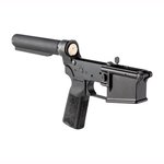 AR-15 Lower Receiver Semi-Complete Rebellious Stripes Black