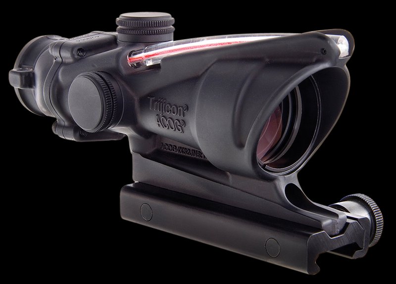 Trijicon 100233 ACOG 4x32 Illuminated Red Crosshair Scope for .223/5.56