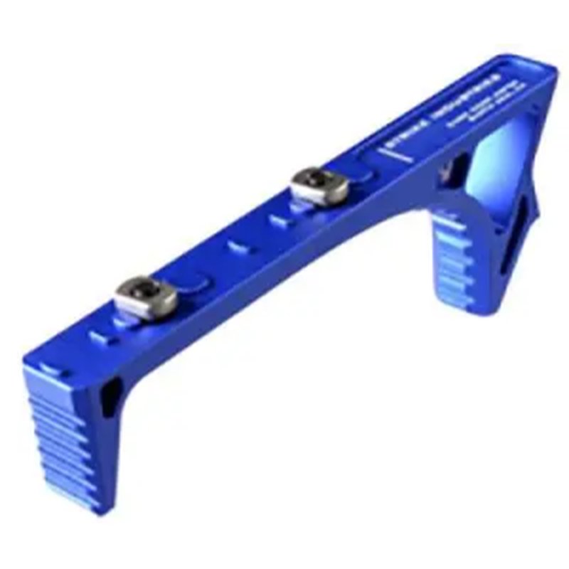 Strike Link Curved ForeGrip foregrip for AR platform BLUE aluminum