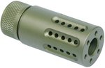 Guntec USA AR-15 Micro Slip Over Barrel Shroud With Multi Port Muzzle Brake