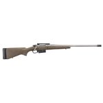 RUGER M77 Hawkeye LR Hunter 6.5 PRC 22" 3rd Bolt Rifle w/ Threaded Barrel - Stainless / Speckled