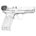 RECOVER TACTICAL Upper Charging Handle S&W MP Black Ambidextrous