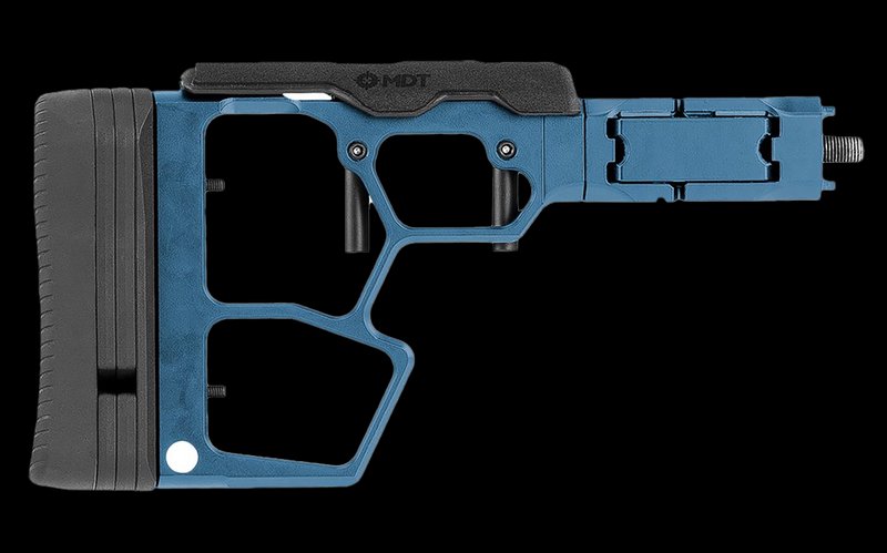 MDT SRS-XF Rifle Stock Cerakote Titanium Blue 114484TBL