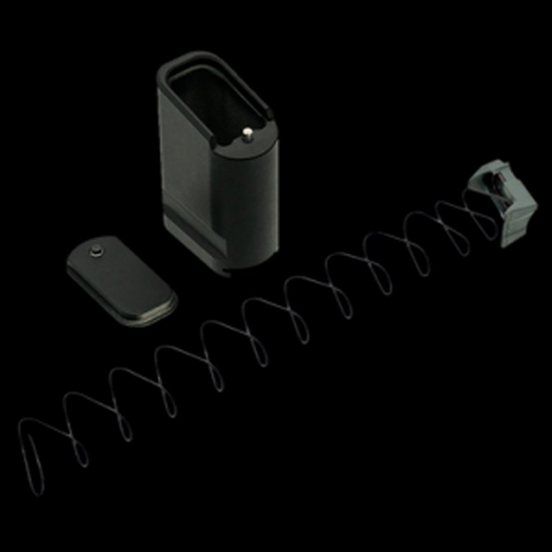 Shield Arms SAS15ME10BLK 10rd Magazine Extension for Shield Arms S15, Black Anodized Aluminum