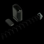 Shield Arms SAS15ME10BLK 10rd Magazine Extension for Shield Arms S15, Black Anodized Aluminum