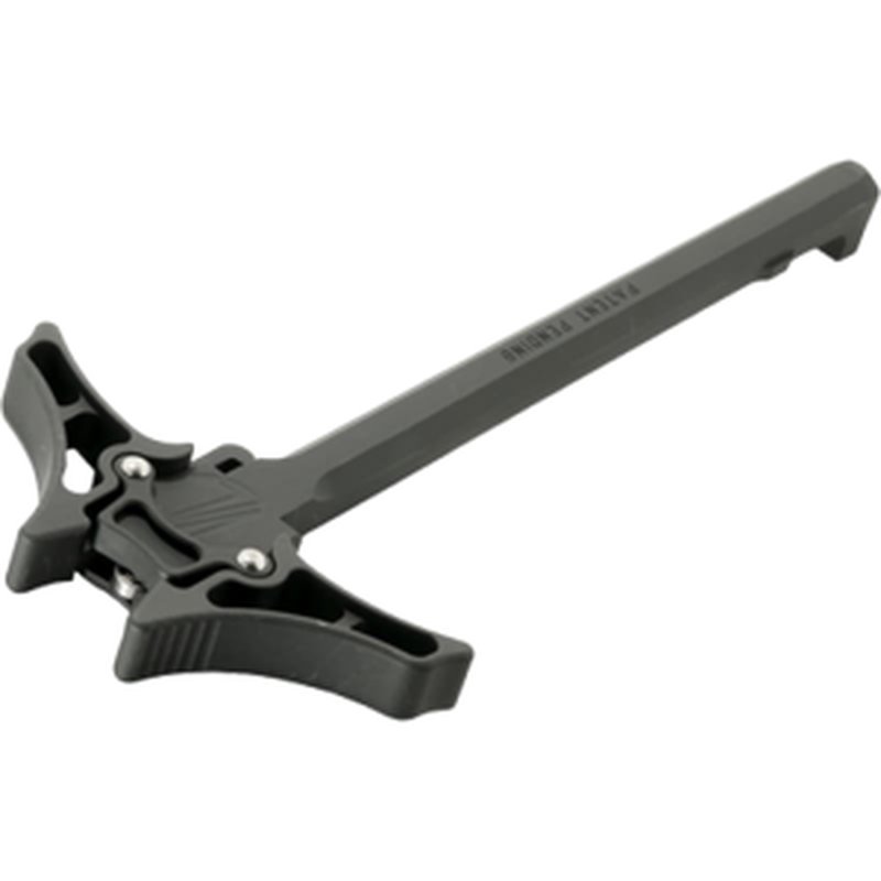Timber Creek Outdoors AR10AMBICHBL Enforcer Charging Handle AR-10 Black Billet Aluminum Ambidextrous Hand