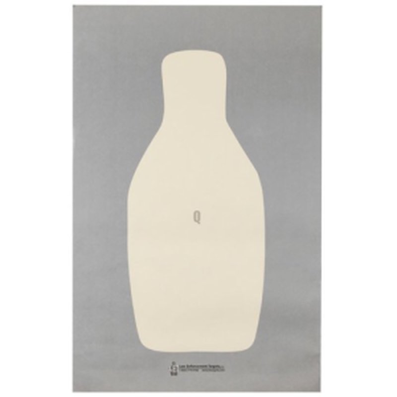 Action Target Q-T FBI/DEA Center Mass Q Target 22.5x34.5 in (100 Pack)