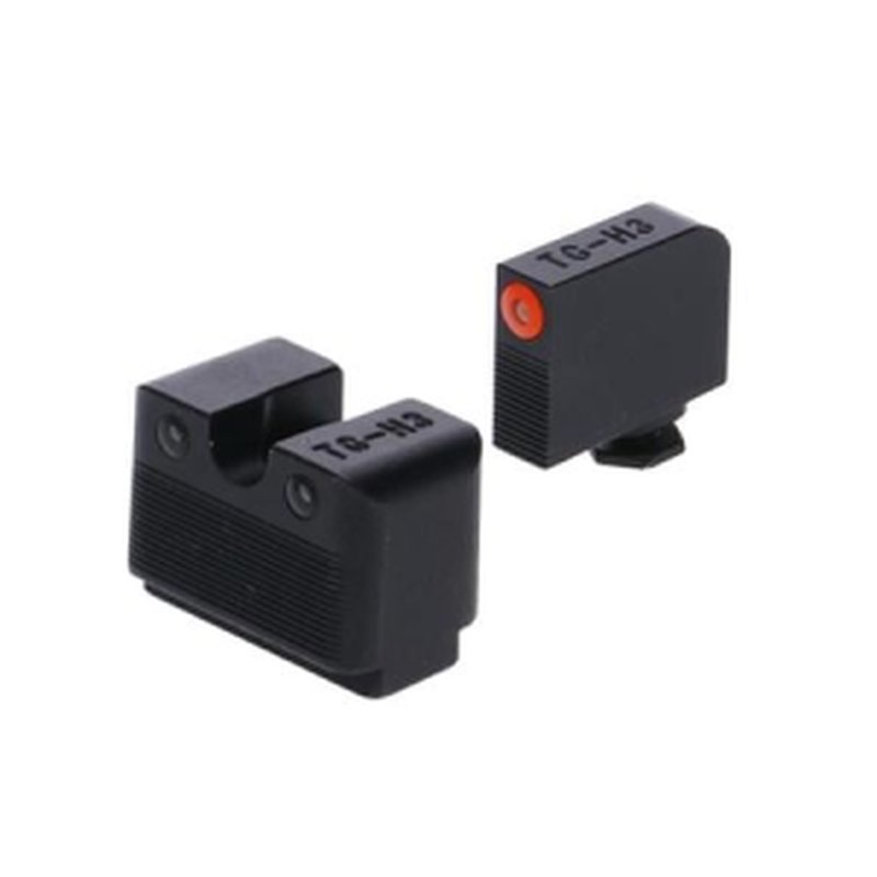 Truglo TG231G2C Tritium Pro Glock Night Sight Set Orange Front Ring
