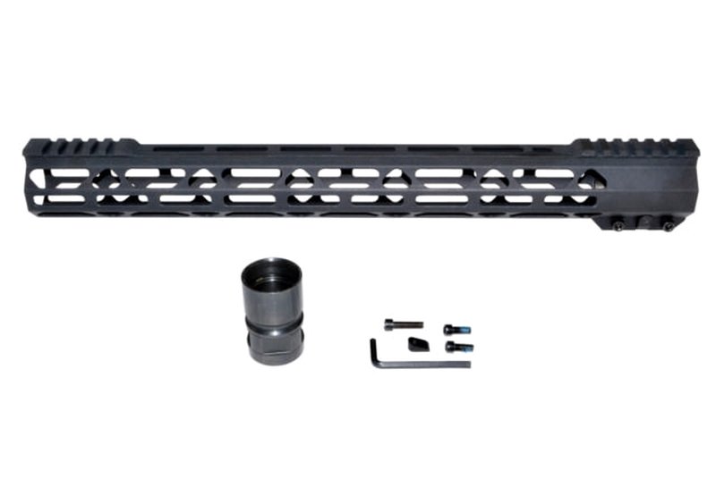 Presma AR-15 Super Light Slim Free Float M-LOK Handguards w/ Partial Top Rail