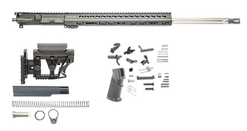 Luth-AR .223 Bull Rifle Kit Minus Lower Receiver w/ Collapsible Stock