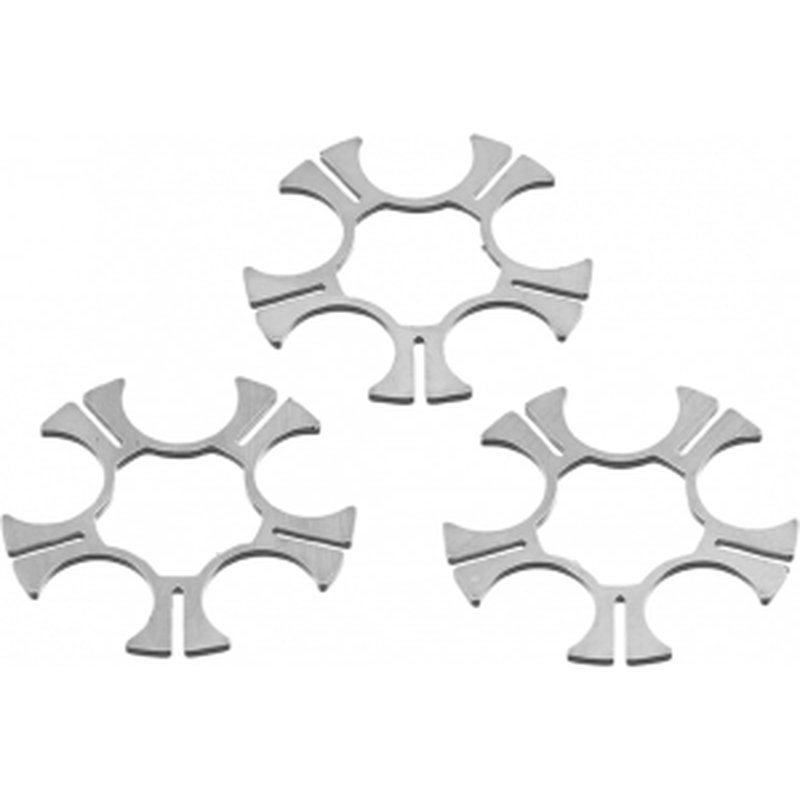 Ruger SP101 Moon Clips 9mm Luger Stainless Steel Three Pack