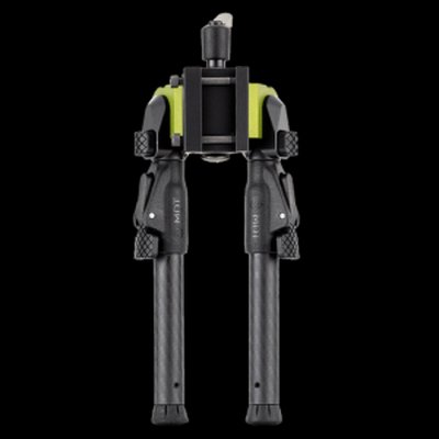MDT GRND-POD Bipod Green/Black Carbon Fiber Aluminum 4.50-9in Adj Throw