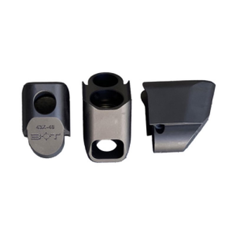 Backup Tactical PROComp 9mm compensator for Glock 43X/48, 1/2x28 black