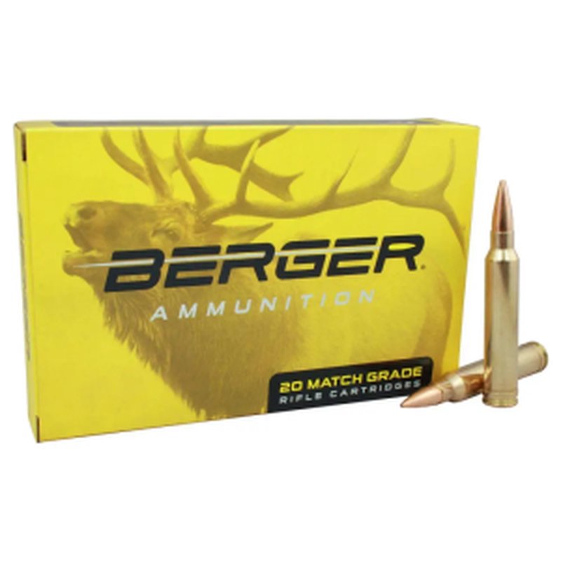 Berger Bullets 6mm Creedmoor 95gr Classic Hunter Match Grade Ammunition 20 Rounds
