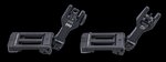 Strike Industries Sidewinder II Backup Iron Sights 45-Degree Offset Picatinny AR-15 Black
