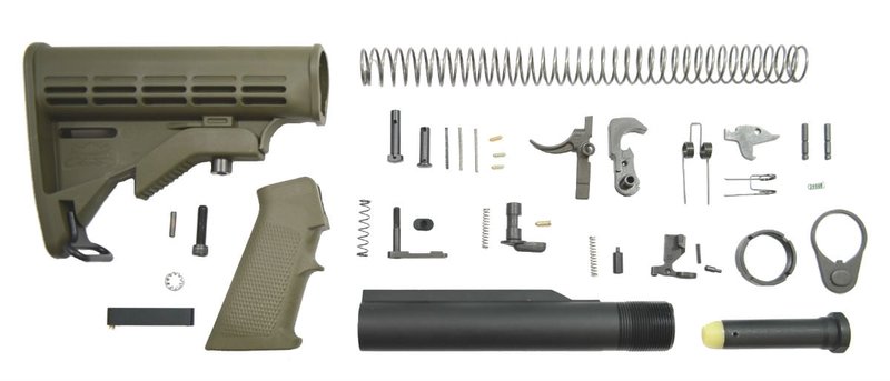 PSA Classic Lower Build Kit, OD Green