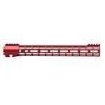 Aero Precision AR15 15\" ATLAS S-ONE M-LOK Handguard - Bordeaux Red Anodized - APRA501536A