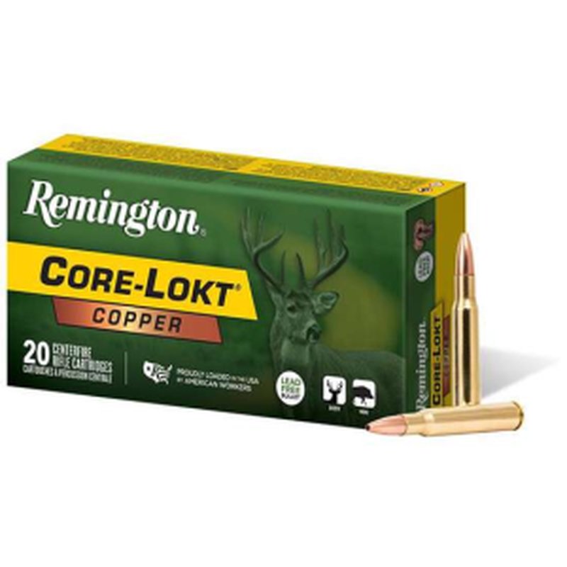 Remington Core-Lokt Rifle Ammunition 30-06 Springfield 150 Grain Copper HP