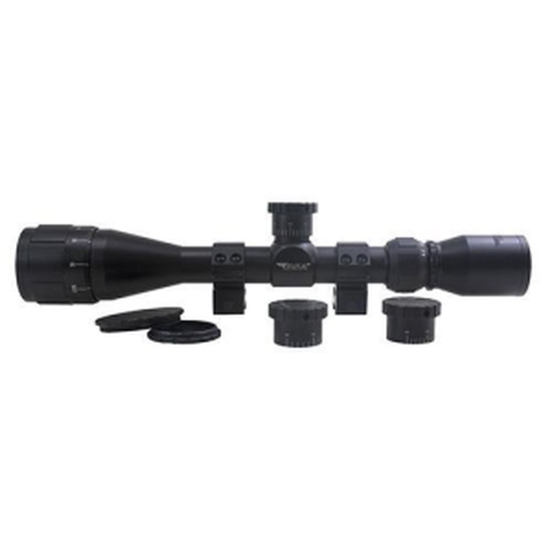 BSA Sweet .22 4-12x Rifle Scope 40mm Adjustable Objective Dovetail Rings Blister