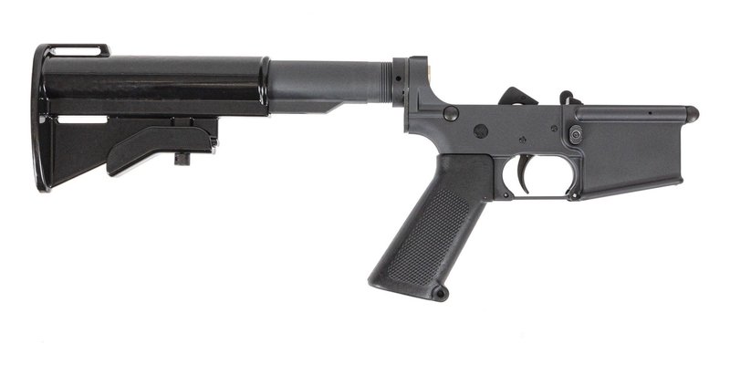Harrington & Richardson Complete Gray Commando Lower, 2 position tube, Authentic Aluminum Stock