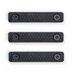 Slate Black Industries 2-Slot Rail MLOK Slate Panels (3-pack) BLACK, SG-2-BLK