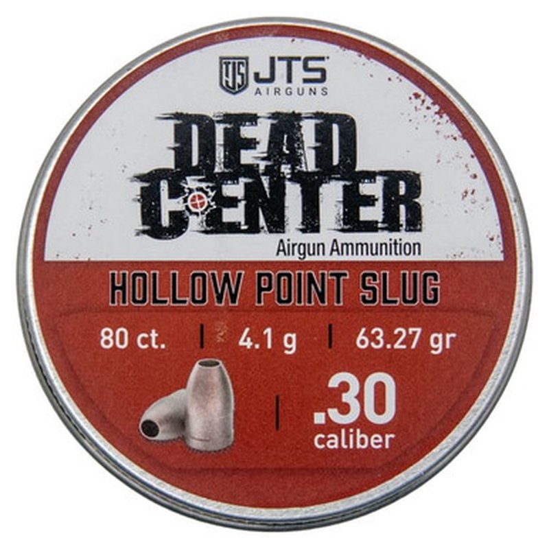 JTS Dead Center Slugs 30 Cal Hollow Point 63.27 gr 80ct