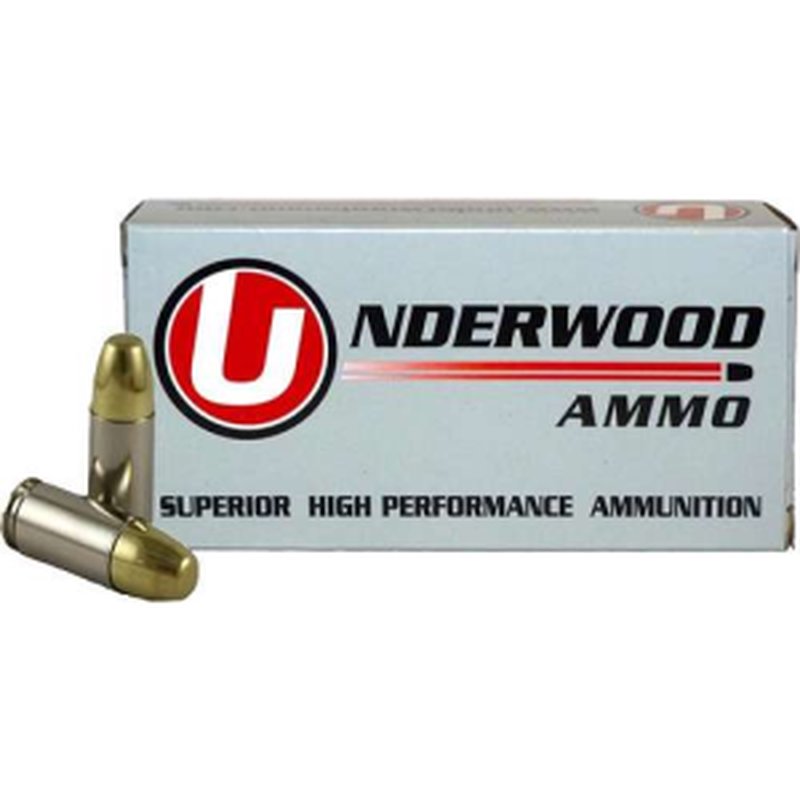 Underwood 9mm Luger +P+ 147gr FMJ Ammunition 50rd Box 10bx cs