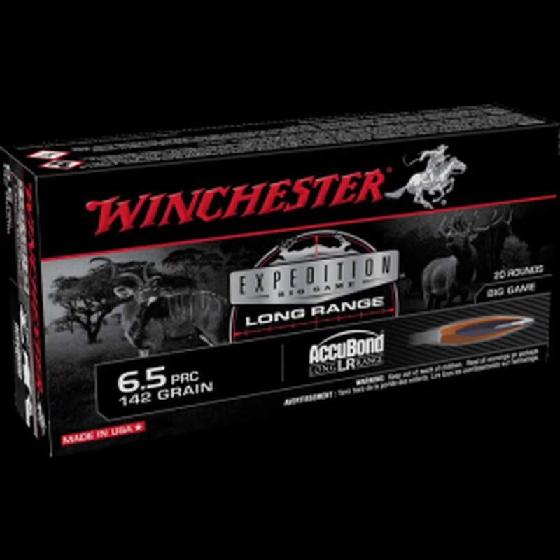 Winchester Expedition Big Game LR 142gr 6.5 PRC Ammunition 20/10