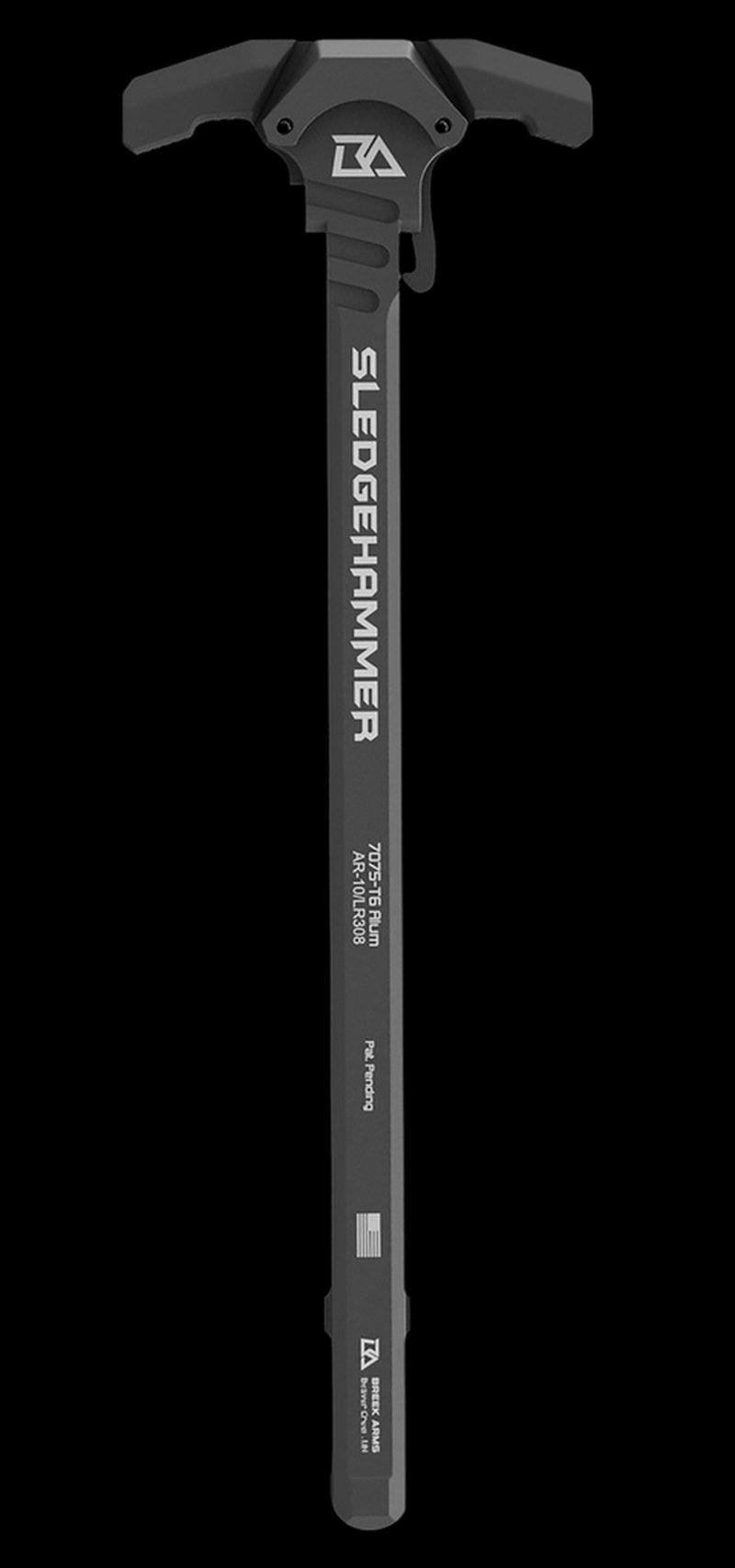 Breek Arms Sledgehammer Ambidextrous AR-10 LR-308 Charging Handle BRK6010 Gas-Reducing