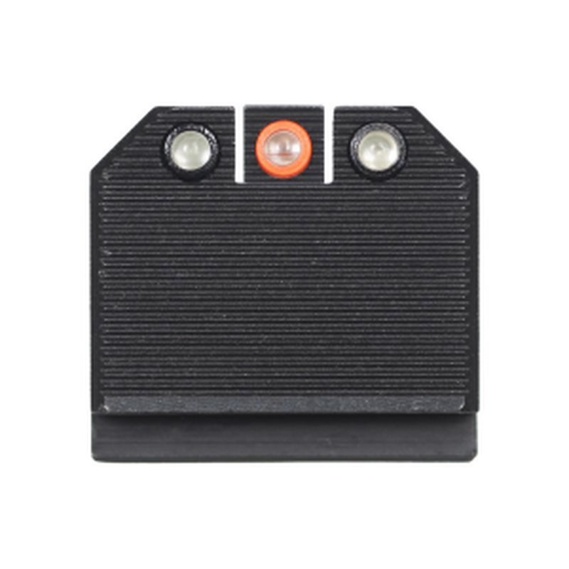 Night Fision Glock 43/43X Stealth Night Sight Set (Orange Front/Black Rear) w RMRcc