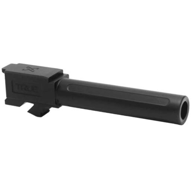 True Precision Glock 19/19X/45 Non-Threaded 9mm Barrel Black Nitride