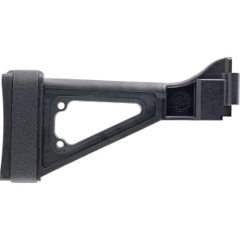 SB Tactical SBTI-01-SB Specialty Brace for SBTi, Elasto-Polymer, Black, 10.5" L x 1.25" W