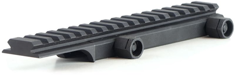 Kensight Heavy Duty Flat Top Riser Rail AR-15 Picatinny Steel Matte Black