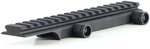 Kensight Heavy Duty Flat Top Riser Rail AR-15 Picatinny Steel Matte Black