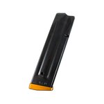 CZ-USA Tactical Sport / CZ 75 TS 9mm 20rd Magazine, Orange Aluminum Base Pad (MPN 11175, UPC 806703111759)