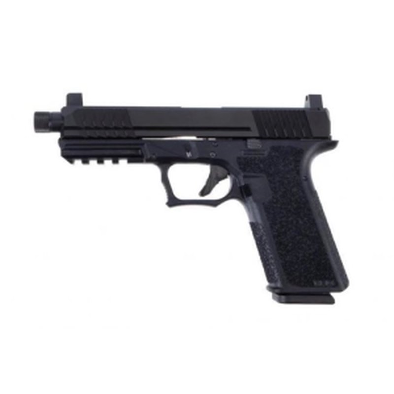 POLYMER80 P80 PFS9 9mm 4.49" 10rd Pistol w/ Threaded Barrel + Night Sights | Black