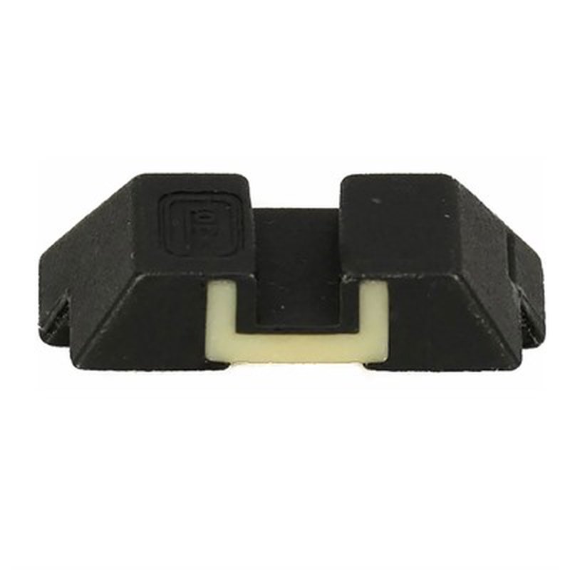 Glock Rear Sight Luminescent 6.5mm Fits Glock Gen 3/4 Pistols