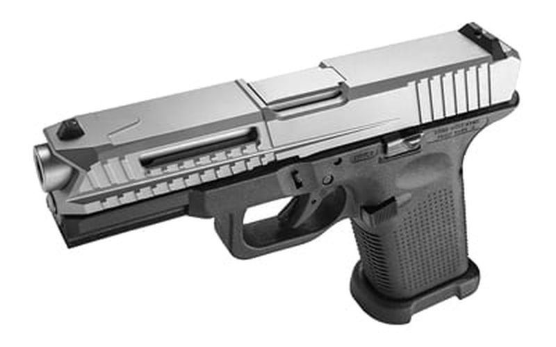 Lone Wolf Distributors LTD19 V2 9mm 4" Barrel Pistol Silver/Black 3-Dot Sights