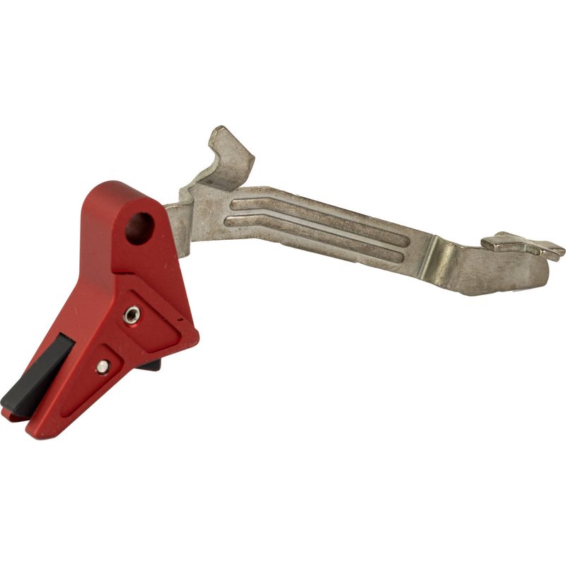 True Precision Axiom Flat-Face Trigger for Glock 43/43X/48 with Trigger Bar (Black/Red)