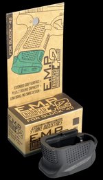 Strike EMPG42B +2 Enhanced Magazine Plate Extension for Glock 42, Black Polymer