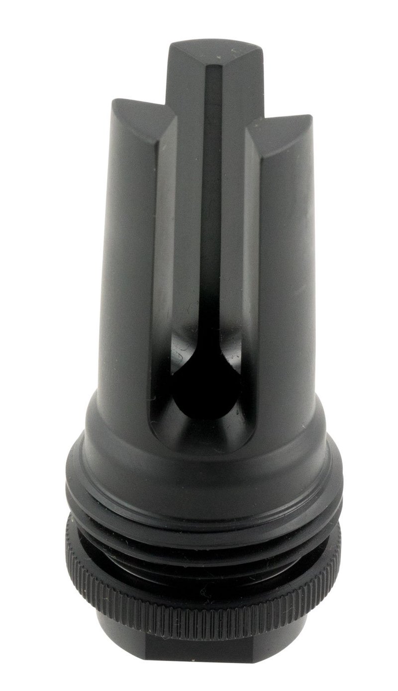 SilencerCo Black Steel ASR Flash Hider, 7.62mm, 1/2-28